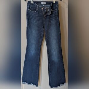 PAIGE Women's Dark Blue Flare Jeans